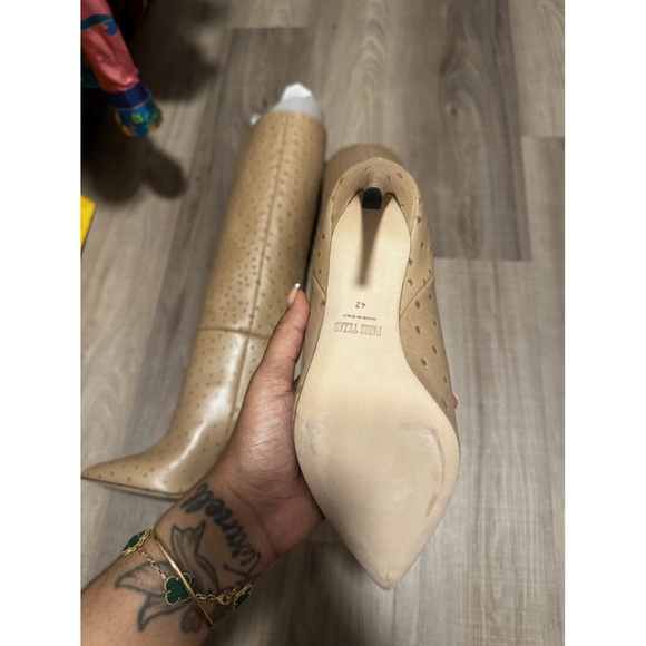 PARIS TEXAS Stiletto 105mm leather boots - Picture 3 of 5